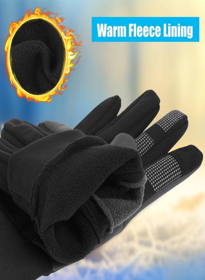 Cierto Winter Gloves Men Women: Touch Screen Thermal Cold Weather Gloves,Mens Womens Windproof Warm Gloves for Running Hiking Cycling Driving - Image 4